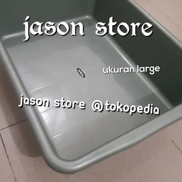 Bak segi abu large/baskom abu besar/Baskom abu segi besar/Bak air abu