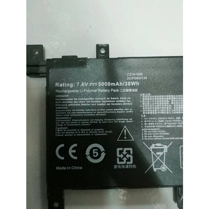 BATERAI ASUS VIVOBOOK X556 X 556U X556UA X556UB X556UF X556UJ X556UQ