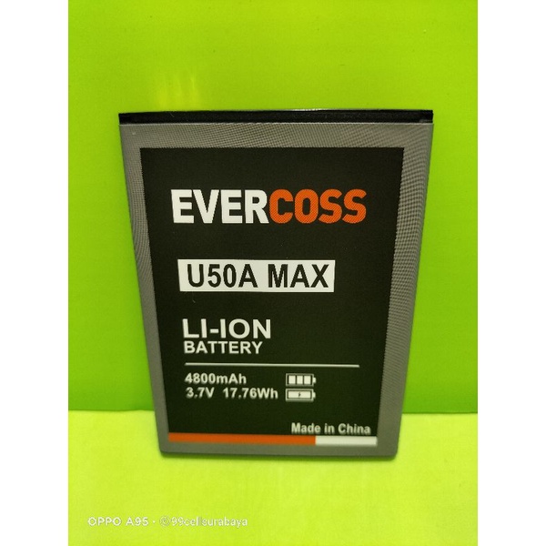 Baterai U50A max evercoss battery batrai batre Evercoss U50A max original