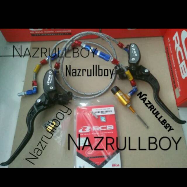 Paket master rem rcb kopling hidrolik rcb plus selang set
