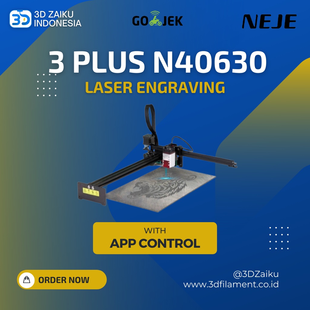 Original NEJE 3 PLUS N40630 Laser Engrave Machine with App Control