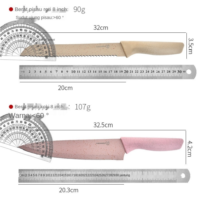 ANQI Stainless Pisau Set Alat Masak set pisau dapur Pisau Gunting Dapur EVCRIERH termurah