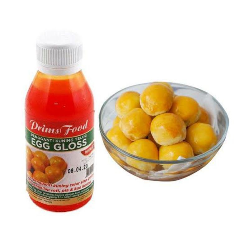 EGG GLOSS Prims Food Pengganti Kuning Telur Olesan (Pengkilap Kue Kering Nastar Pia)