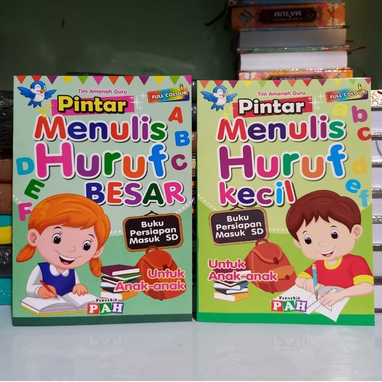 Buku Belajar Menulis Huruf Abjad Besar dan Kecil - Buku Latihan Anak