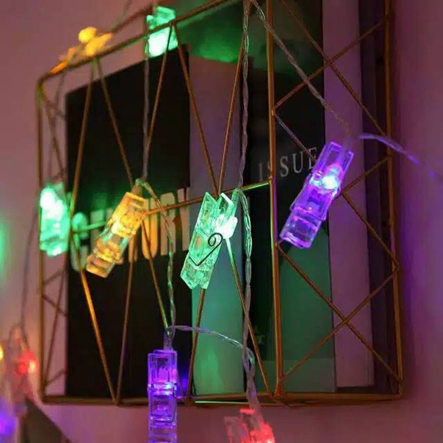 ❤GTB❤ Klip Akrilik - Jepit Foto Transparan - Acrylic Photo Clip untuk Lampu Tumblr Light Lamp E014