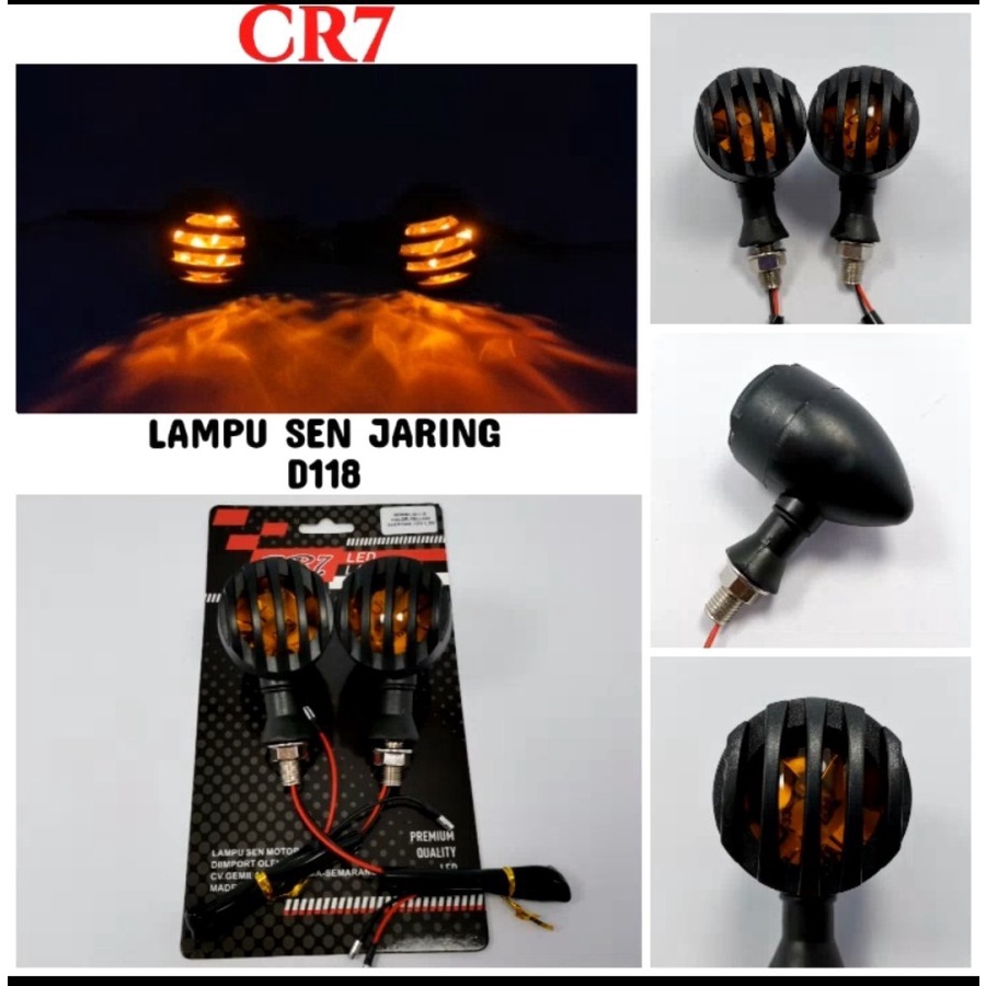 Lampu Sen Motor Model Tralis Gril Plastik Reteng Custom JAPSTYLE CB