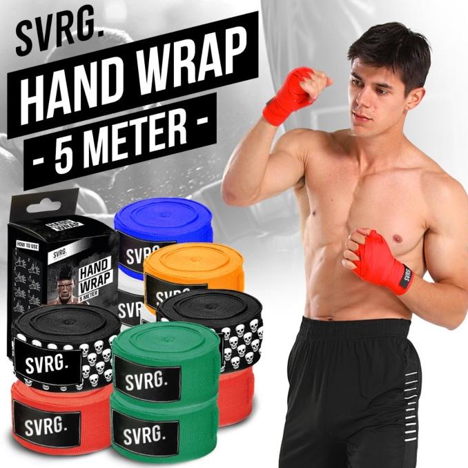 Svarga Hand Wrap 5 Meter - Handwrap Boxing - MMA - Muaythai
