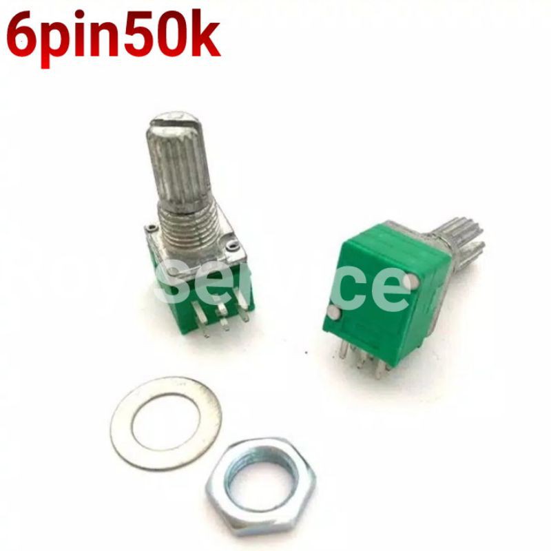 Potensio Stereo 6pin 50K