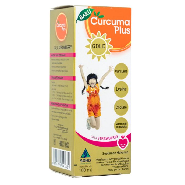 CURCUMA Plus Gold Rasa Strawberry 100ml
