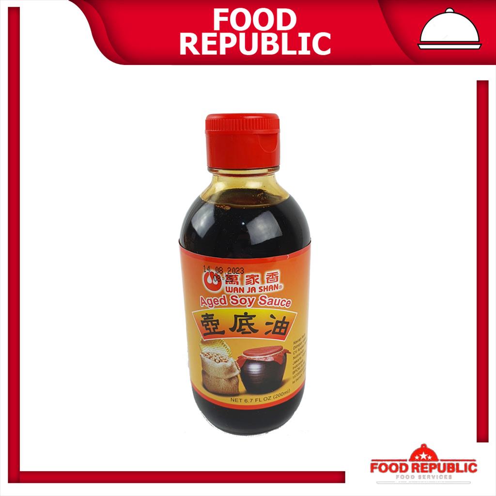 PREMIUM AGED SOY SAUCE 200 ML WAN JA SHAN KECAP ASIN IMPORT TAIWAN