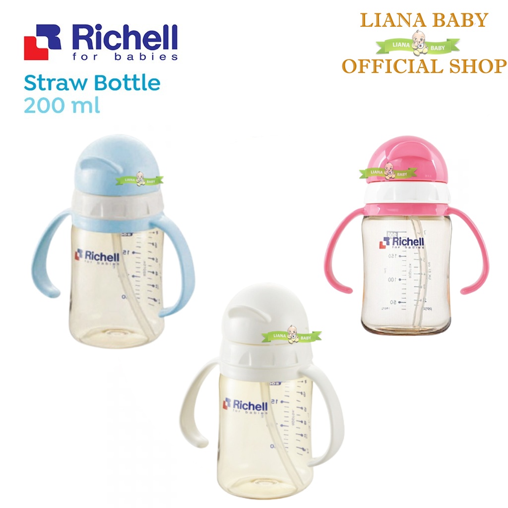 BOSU372 RICHELL BOTOL SEDOTAN ANAK PPSU STRAW BOTTLE