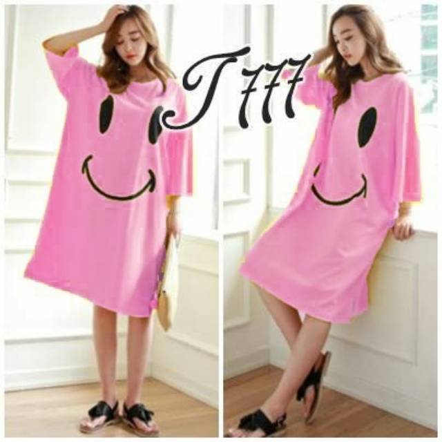 DRESS  WANITA SMILERABBIT JUMBO SIZE Fit XL