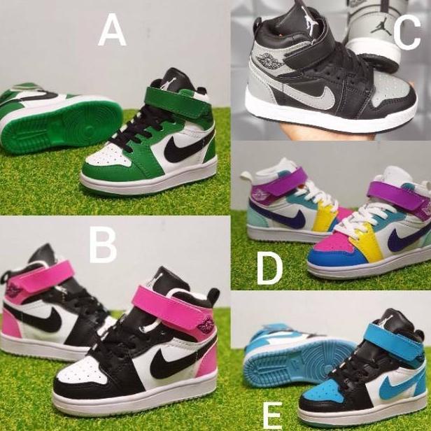 Sepatu Anak Nike Air Jordan 1 Basket High Size 25-35 Emfadedid