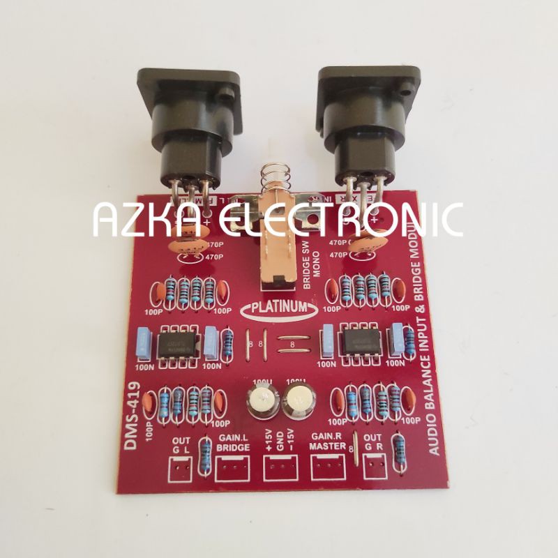 Kit Audio Balance Input Bridge Modul DMS 419