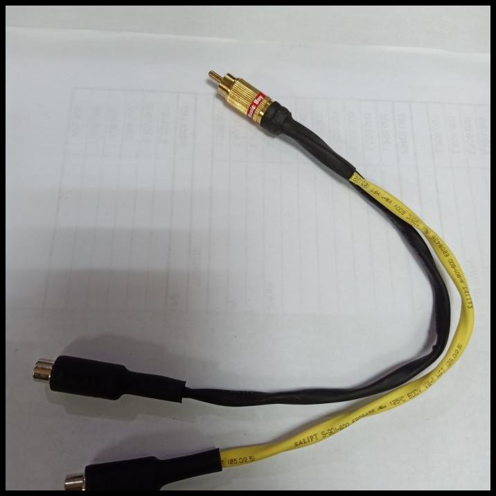 Kabel Rca Cabang Y Music Boy 1 Male To 2 Female