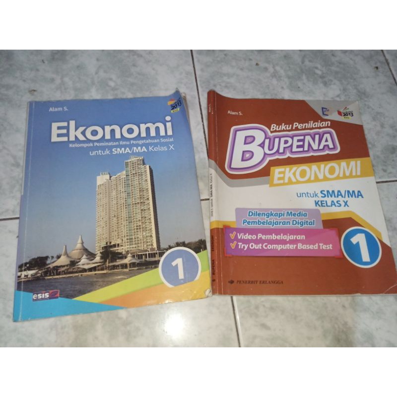 BUKU PAKET DAN MANDIRI ERLANGGA EKONOMI KELAS 10 KURIKULUM 2013 REVISI BEKAS