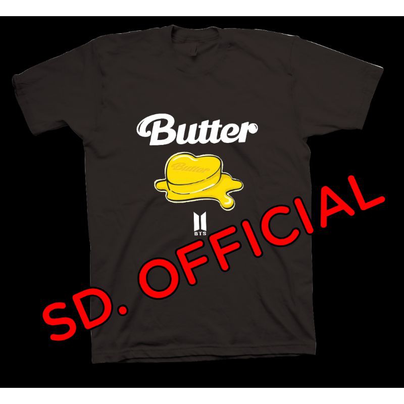 Kaos Bangtan BUTTER LOGO Bangtan New Album