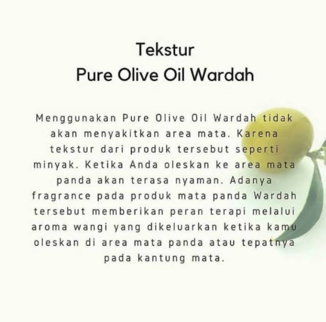 WARDAH Pure Olive Oil 50 ml