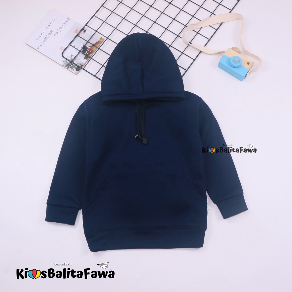 Hoodie Anak Polos uk 1-3 Tahun / Universal IMPORT Sweater Anak Laki Perempuan Baju Hangat Panjang