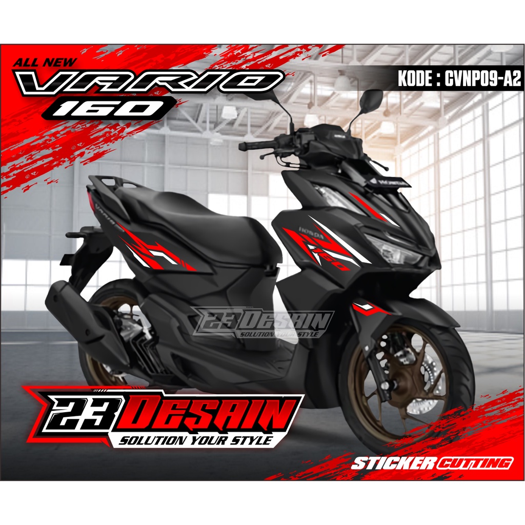 CUTTING VARIO 160 STRIPING VARIO 160 Sticker ALL NEW VARIO 160 Striping Honda VARIO 160 Cutting Stic