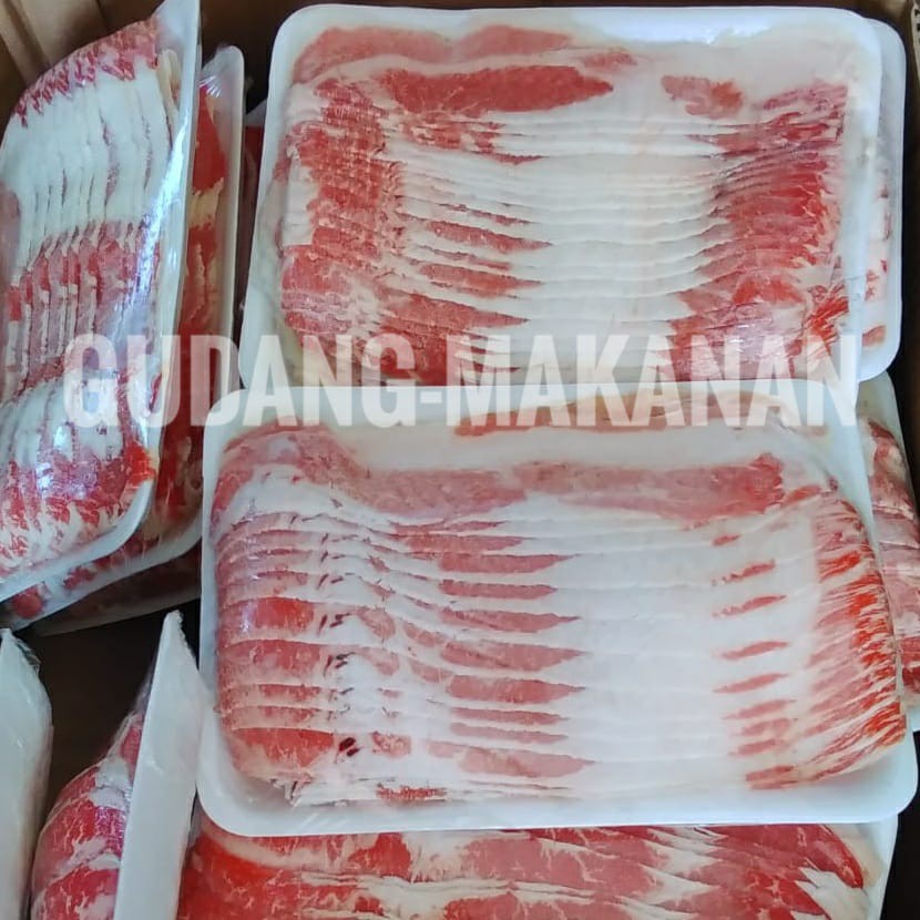 USA Short Plate Slice Beef 500 gr | Daging Sapi Slice Shabu-Shabu