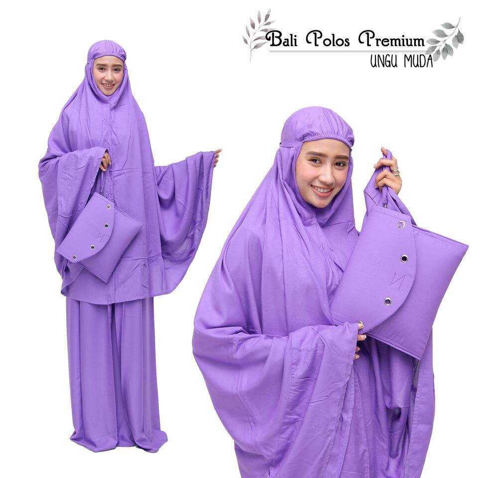 Mukena Dewasa Bali  Polos Premium (BEST SELLER)