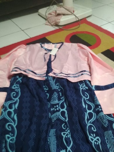 Ulikids Gamis Anak Perempuan Motif Batik Bahan Maxmara Premium (free Jilbab )