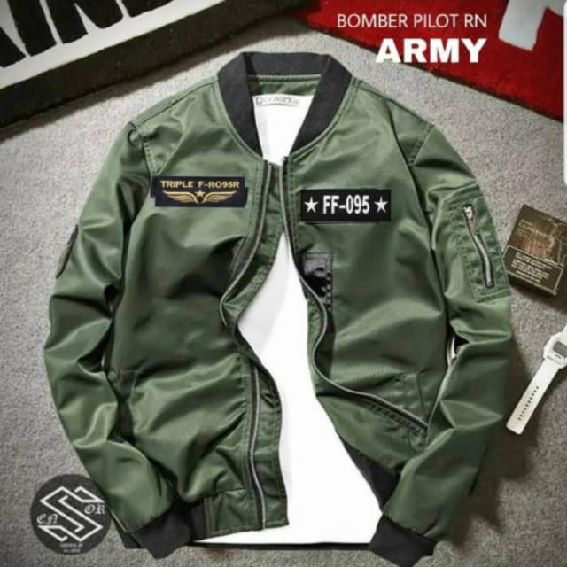 Jaket Bomber Pilot -keren harga bersahabat -AA_fesion_murah