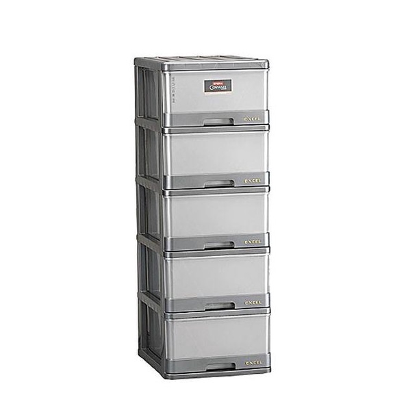Lemari Lion Star Container Excel 5Susun Lemari Pakaian Laci Xc-16/Xc16 Temmyhardi