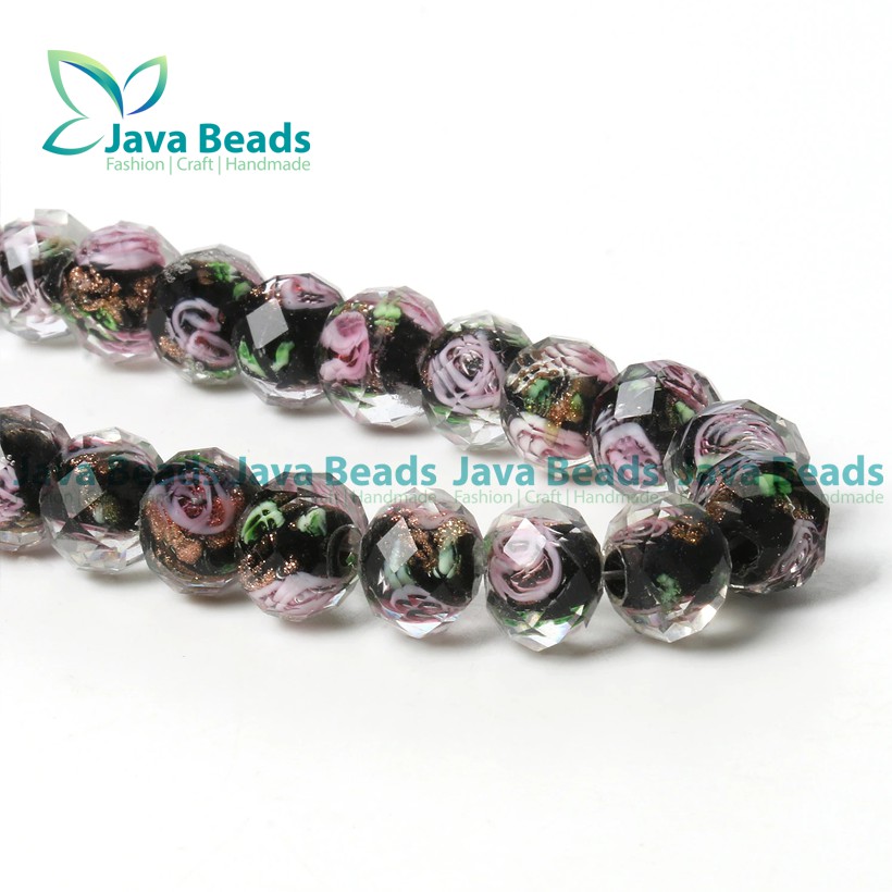 Bahan Gelang Batu Crystal Ceko Murano Lampwork