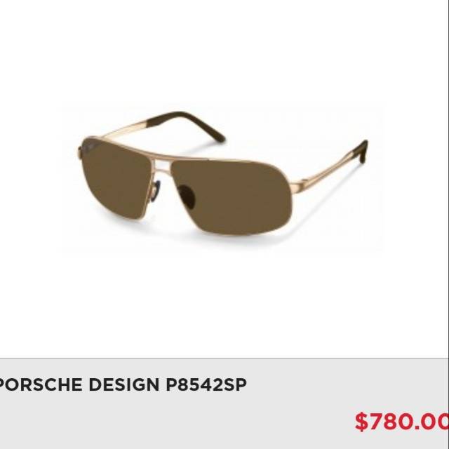 SUNGLASSES Porsche Design P8542Sp Gold