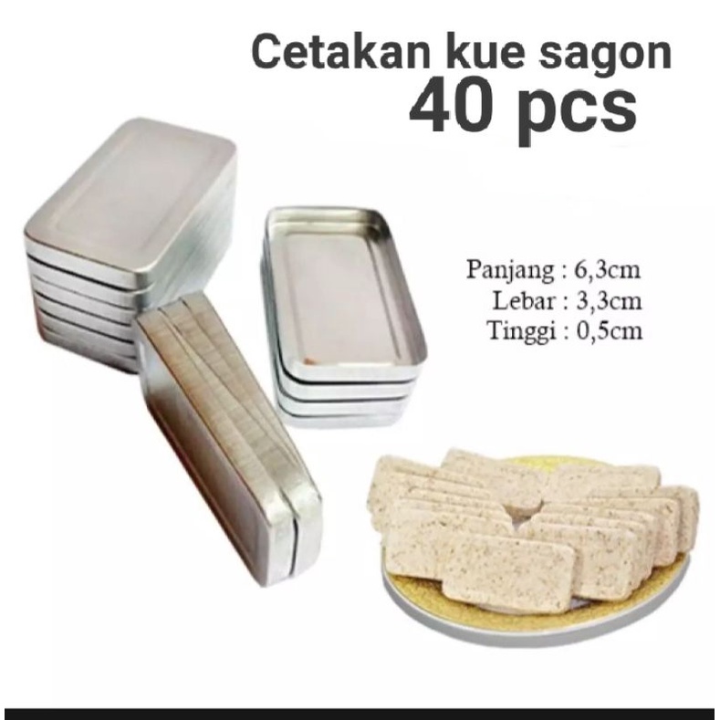 Cetakan kue sagon bakar/Cetakan sagon/Cetakan kue sagon kelapa/Cetakan kue