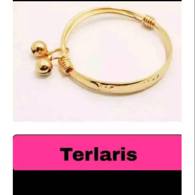 Gelang anak kerincing gold xuping