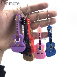 Flash Disk USB 2.0 Kapasitas 2tb Bentuk Gitar Bahan Silikon