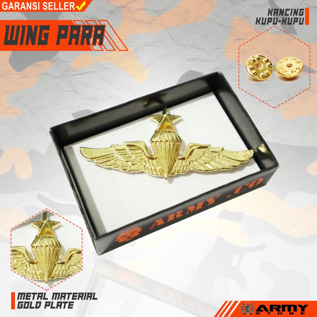 wing emblem brevet para perwira