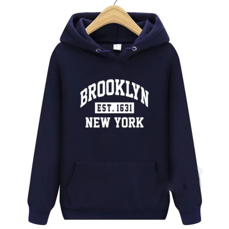 Hoodie Pullover BROOKLYN / Sweater Hoodie Jumper BROOKLYN NEW YORK