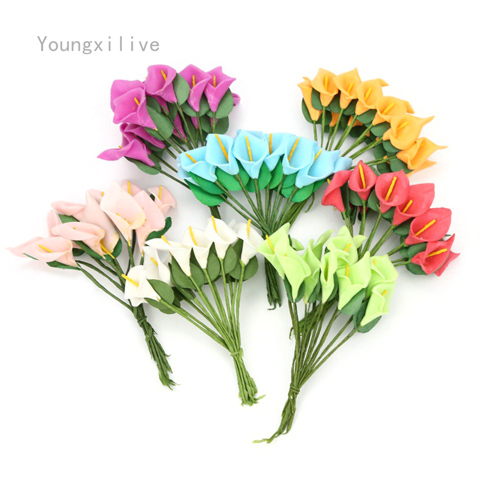 Youngxilive Bunga Lily Buatan Bahan Busa Untuk Dekorasi Rumah Pernikahan Shopee Indonesia