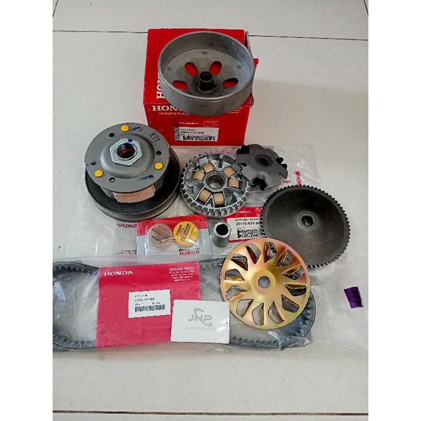 Paket CVT komplit Honda KVY Beat karbu, Scoopy karbu, Spacy karbu