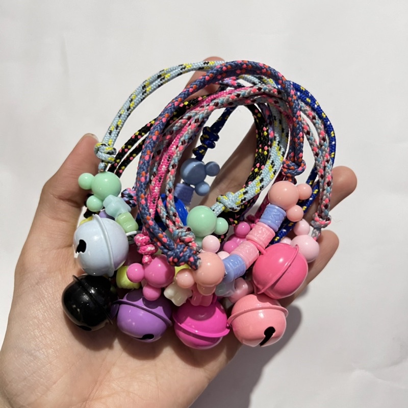 Kalung Kucing Lonceng 22mm Manik Manik by Miaw Miaw