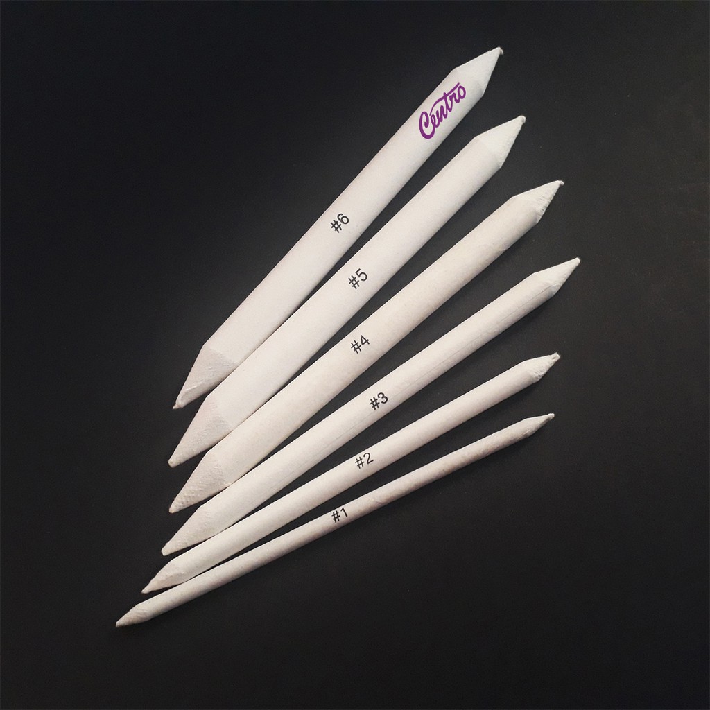 

V-TEC Paper Stump Stumps Dusel Blending Smudge Tortillon Set 6