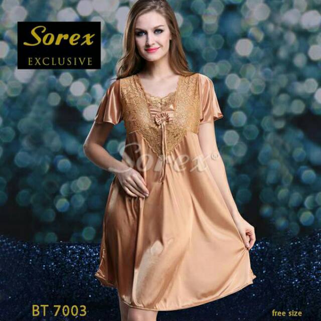 Baju Tidur wanita Satin lingerie Sorex BT 7003 ISI-1 Pcs