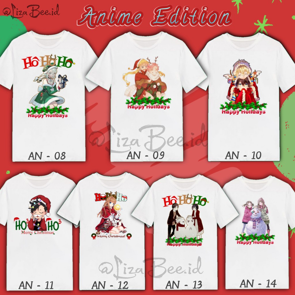 Kaos Natal Keluarga Terbaru 2021 Gambar KPop BTS Exo Anime Blackpink Size XXXL Kaos Natal Anak Murah Kaos Natal Christmas Anak Free Nama Kaos Marry Christmas Anak Perempuan Kaos Natal Couple Keluarga Murah Kaos Natal Dewasa Wanita All Size