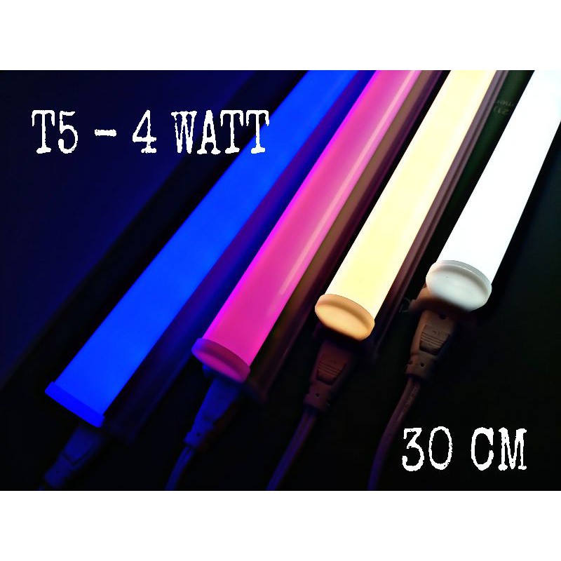 T5 - 4 Watt Led Warna / Lampu TL Neon 30 cm