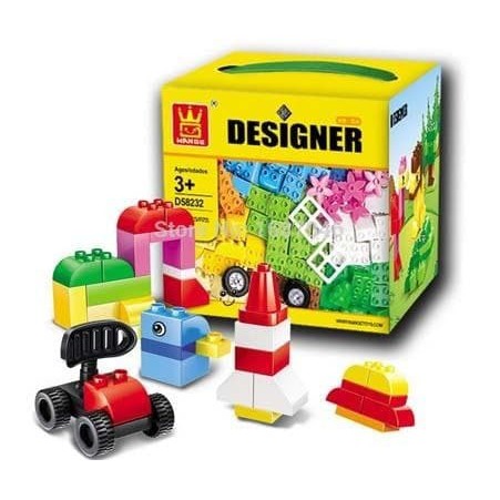 Mainan Edukasi Brick Lego WANGE Designer 58232 Duplo 72pc 3tahun mainan anak perempuan laki laki ba