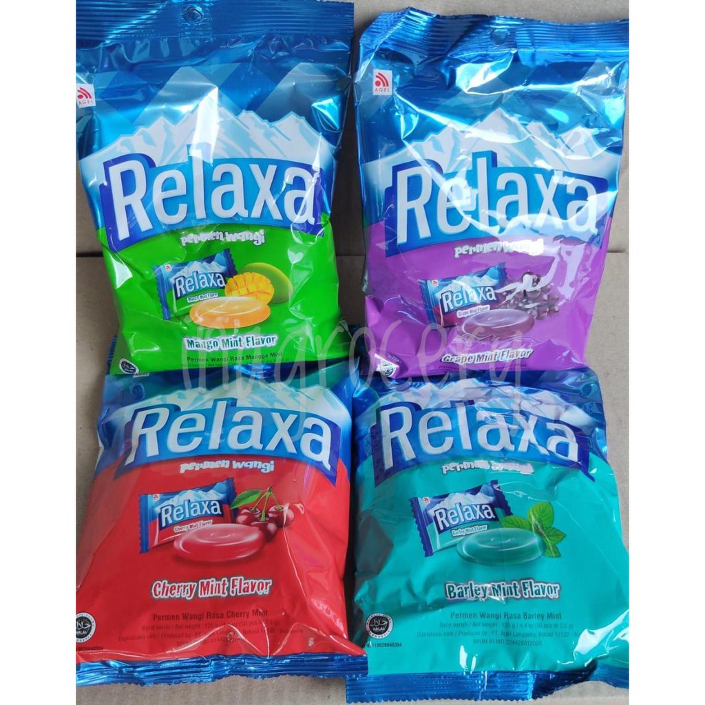 Permen Relaxa Per Pack isi 50 Butir - Permen Segar