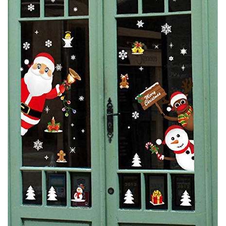 [ Christmas Wall Window Stickers Home Decoration Products Accessories ]