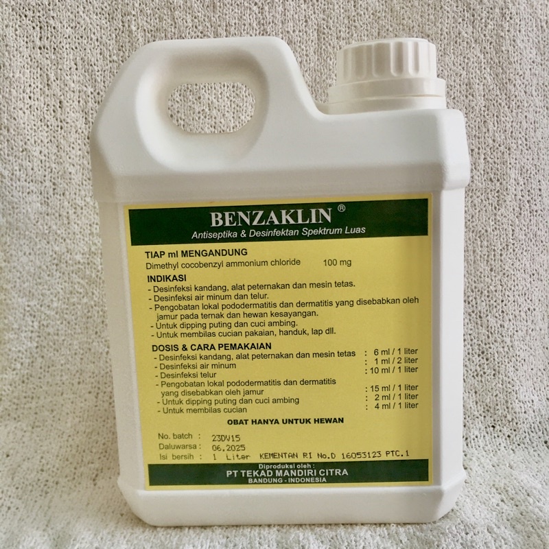 Benzaklin BKC desinfektan kandang PMK