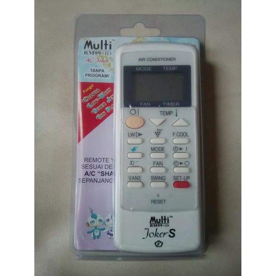 REMOTE MULTI JOKER AC SHARP REMOTE MULTI JOKER AC SHARP