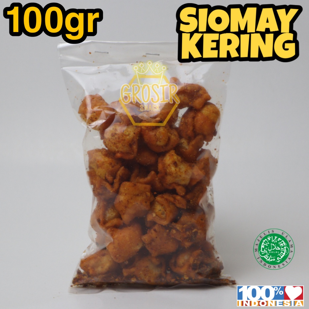 Siomay Kering / Batagor Kering bumbu Seblak 100gr+ Banyak Rasa