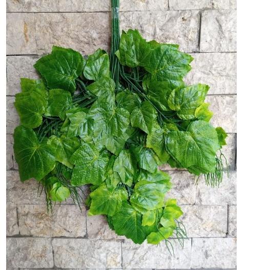 Buat Anda✔️ Daun anggur dekorasi x3 ( 1 lusin ) backdrop // bunga dekorasi // daun dekorasi // bunga